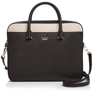 Kate Spade 13” color block saffiano leather laptop case